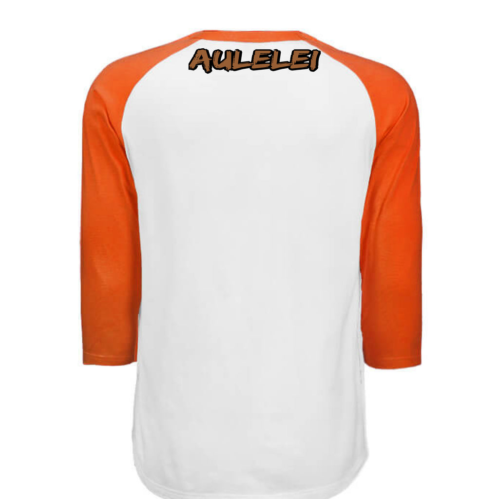 WHITE / DEEP ORANGE - BACK