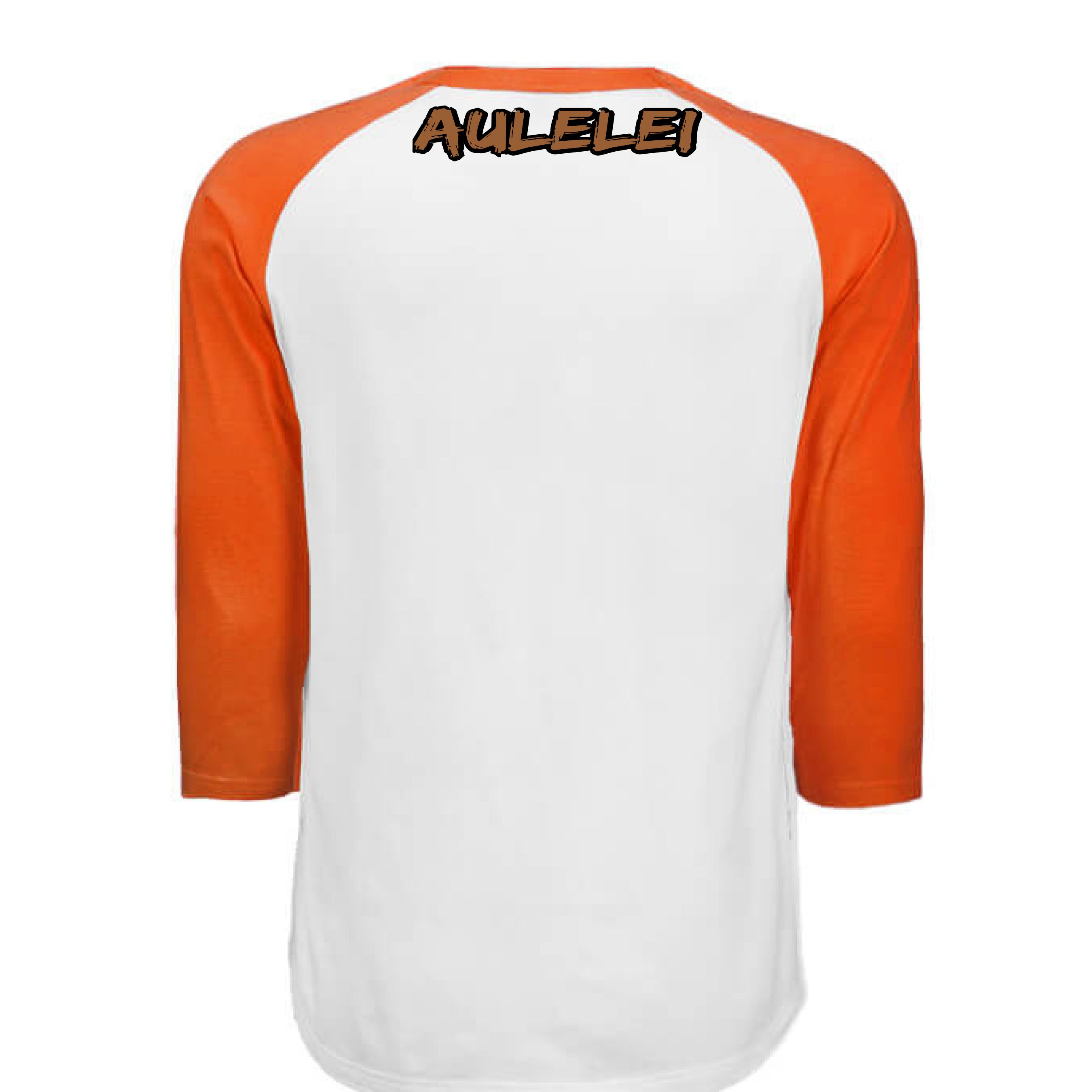 WHITE / DEEP ORANGE - BACK
